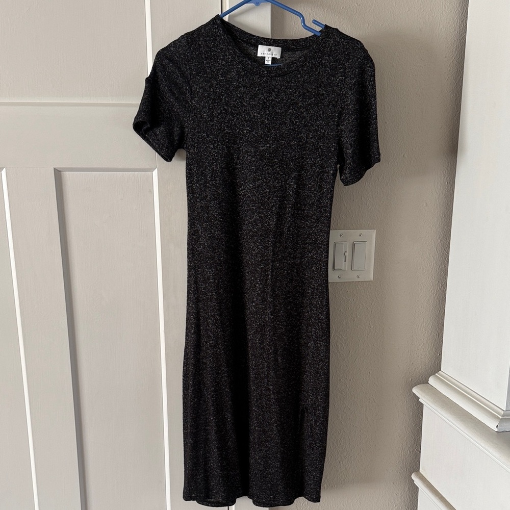 Form fitting below knee dress